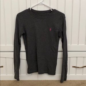Dark grey Ralph Lauren long sleeved tshirt